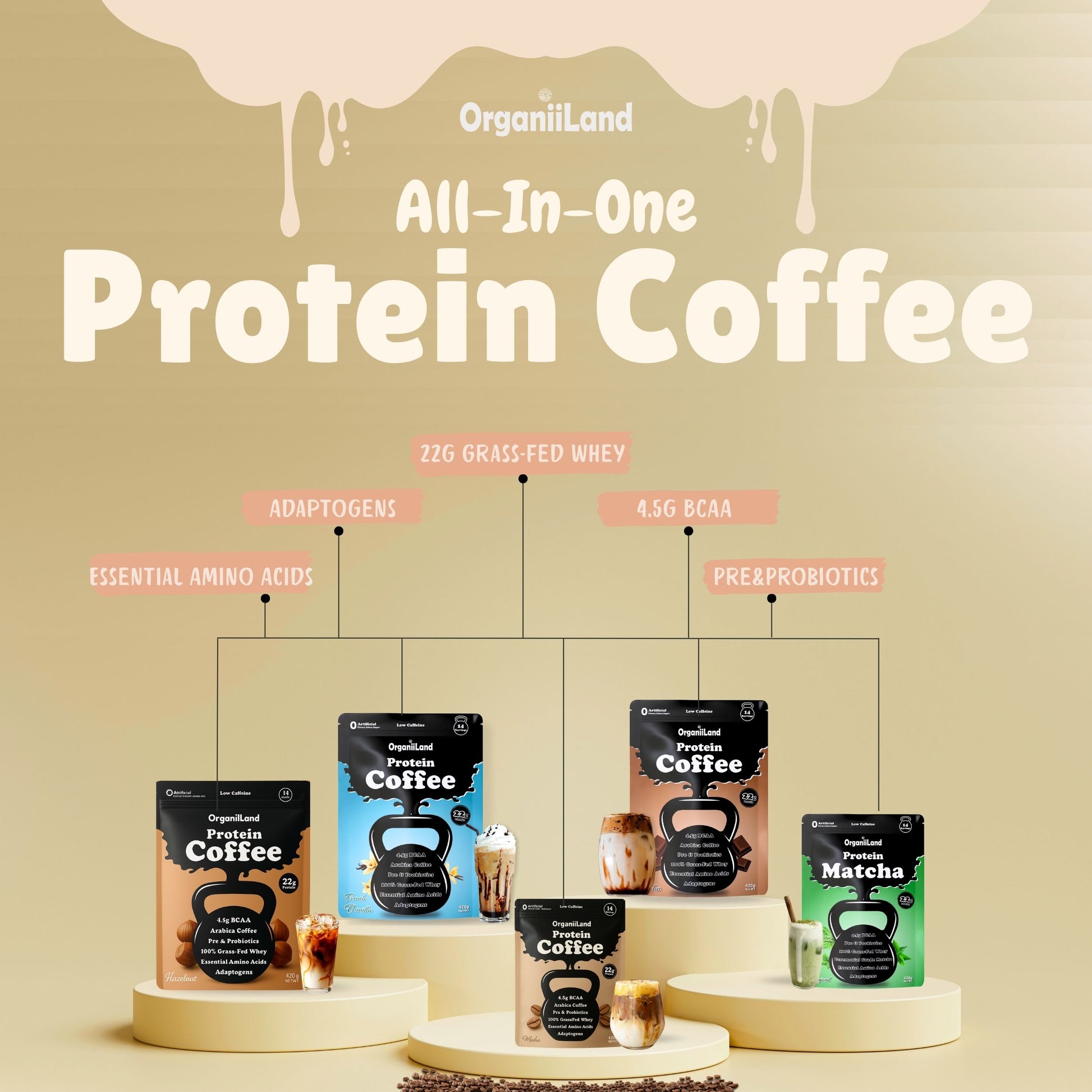 all in one protein coffee