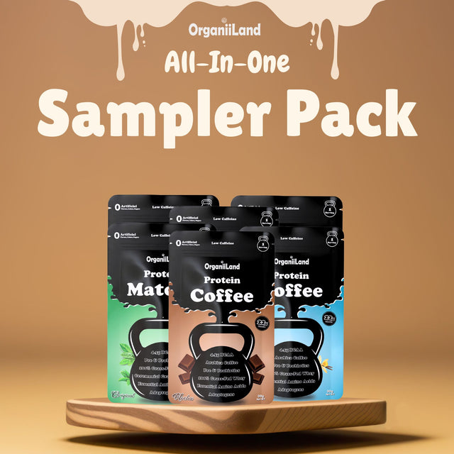 Iced Protein Coffee Sampler Pack - OrganiiLand